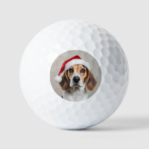 Pelotas De Golf Beagle Navidades
