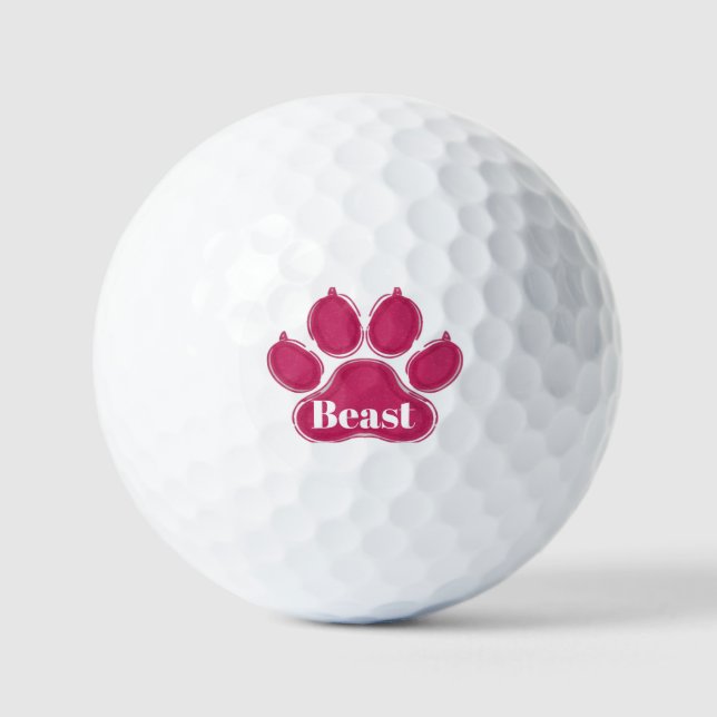 Pelotas De Golf "Beast" golf ball (Anverso)