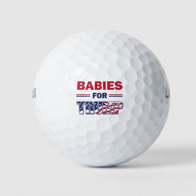 Pelotas De Golf Bebés para Trump (Anverso)