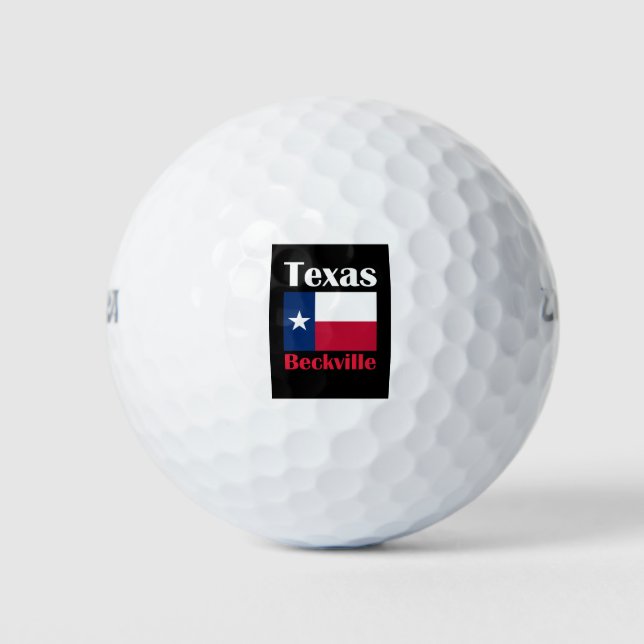 Pelotas De Golf Beckville TX (Anverso)