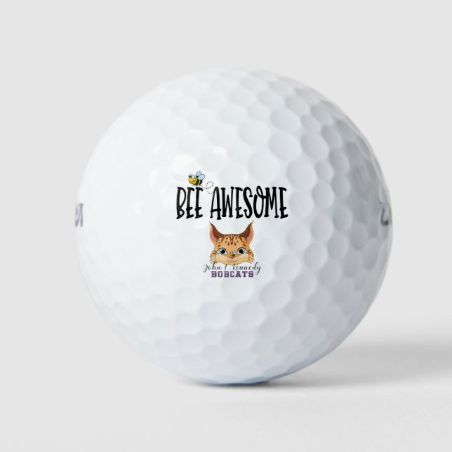 Pelotas De Golf Bee Awesome (Anverso)