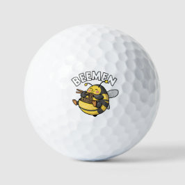 Pelotas De Golf Bee Eating Ramen = BEEMEN