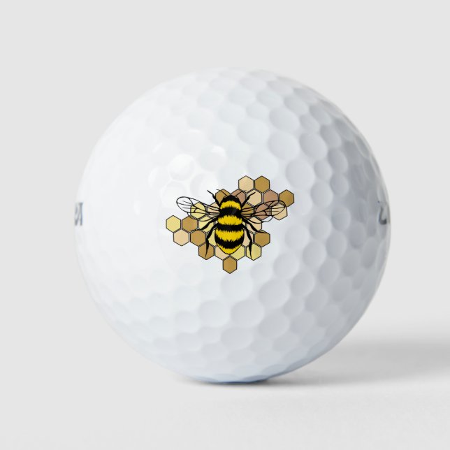 Pelotas De Golf Bee Honeycomb (Anverso)