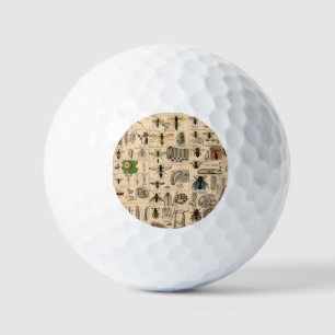 Pelotas De Golf Bee Insect Bug Wasp Naturaleza Abejas Pintura