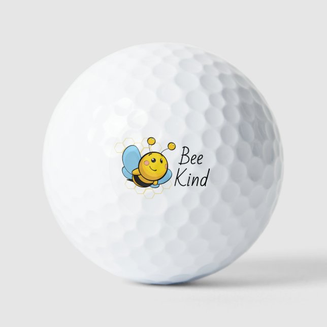 Pelotas De Golf Bee Kind Cute (Anverso)
