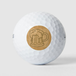 Pelotas De Golf Beer Mug del partido del soltero