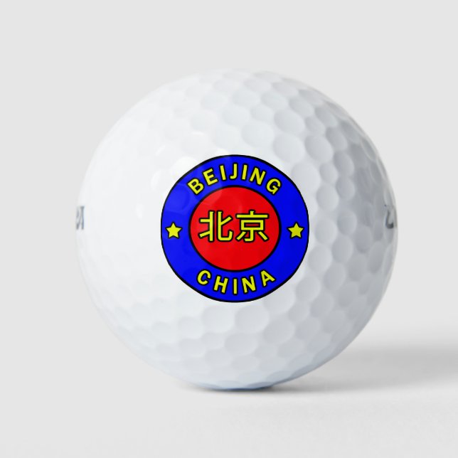 Pelotas De Golf Beijing China (Anverso)