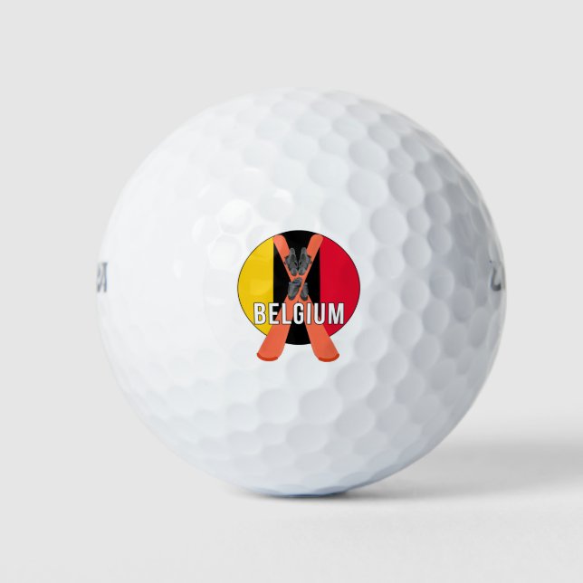 Pelotas De Golf Bélgica (Anverso)