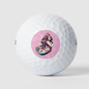 Pelotas De Golf Belleza de la sirena pelirroja Thunder_Cove