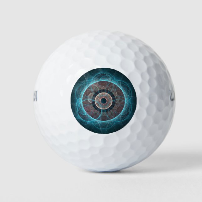 Pelotas De Golf Belleza de ojos marrones (Anverso)
