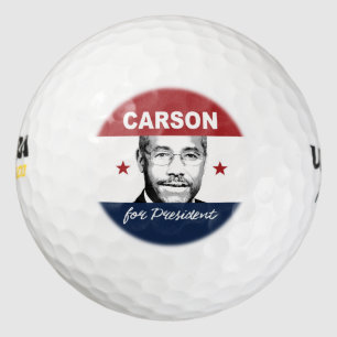 Pelotas De Golf Ben Carson para el presidente Merch -.png