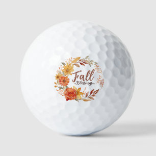 Pelotas De Golf Bendiciones de caída floral