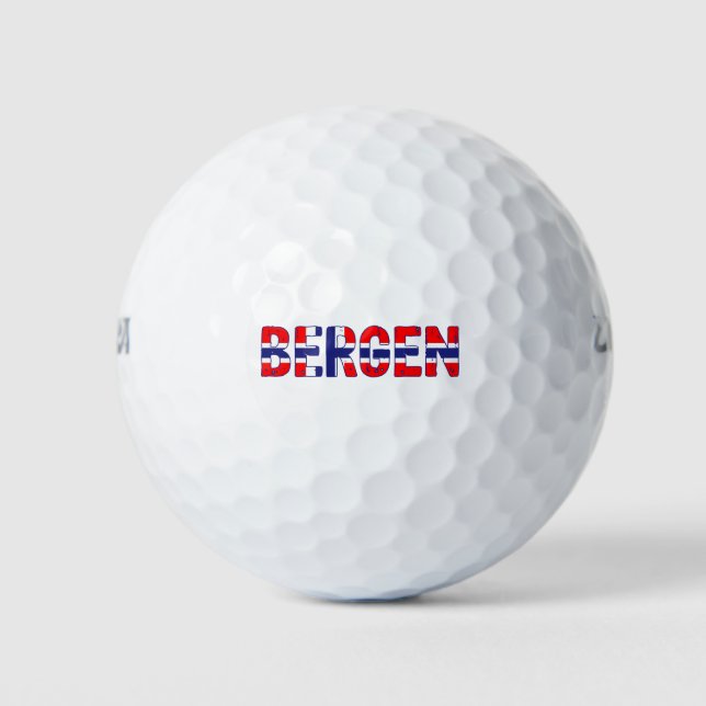 Pelotas De Golf Bergen Noruega (Anverso)