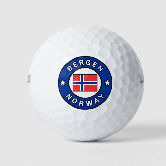 Pelotas De Golf Bergen Noruega (Anverso)