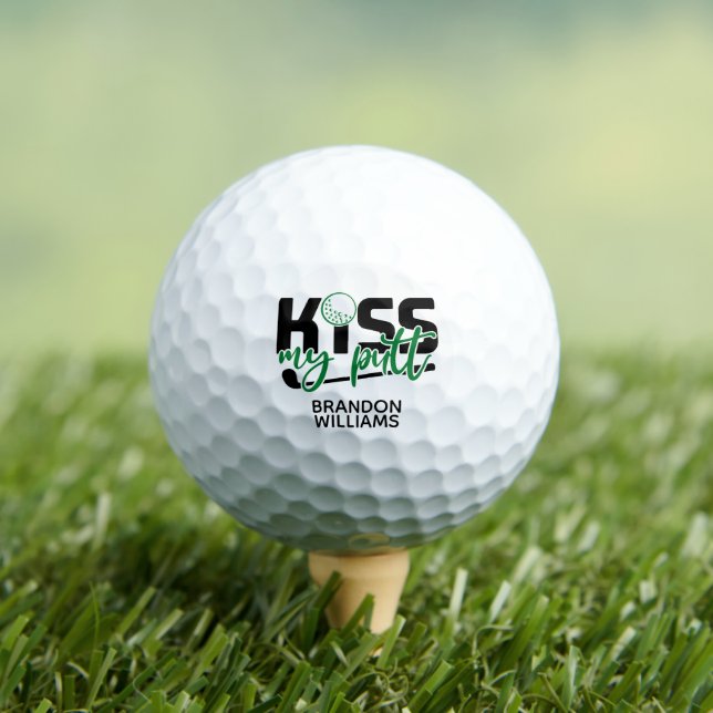 Pelotas De Golf Besa Mi Golpe (Camiseta in situ)