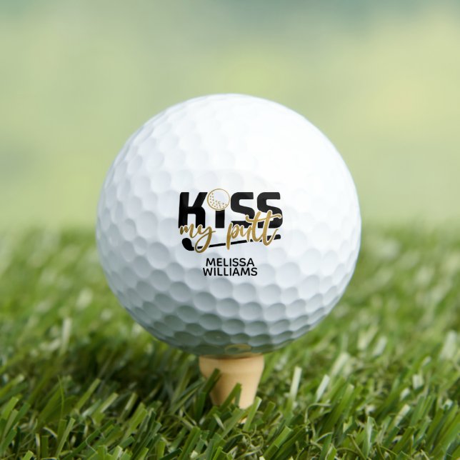 Pelotas De Golf Besa Mi Golpe (Camiseta in situ)
