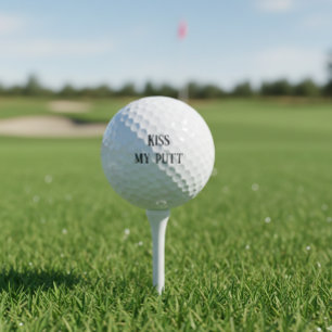 Pelotas De Golf Besa mi Putt Divertido