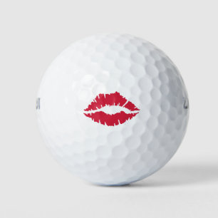 Pelotas De Golf Besos de lápiz labial