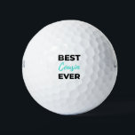 Pelotas De Golf Best Cousin Ever 2<br><div class="desc">Best Cousin Ever design. This is a short funny quote which is great as an appreciation gift idea for Cousins. Also suitable as Cousin gifts for Christmas or Birthday.</div>