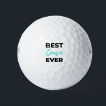 Pelotas De Golf Best Cousin Ever 2<br><div class="desc">Best Cousin Ever design. This is a short funny quote which is great as an appreciation gift idea for Cousins. Also suitable as Cousin gifts for Christmas or Birthday.</div>