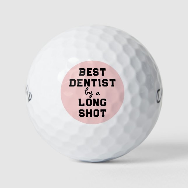 Pelotas De Golf Best Dentist Gift (Anverso)