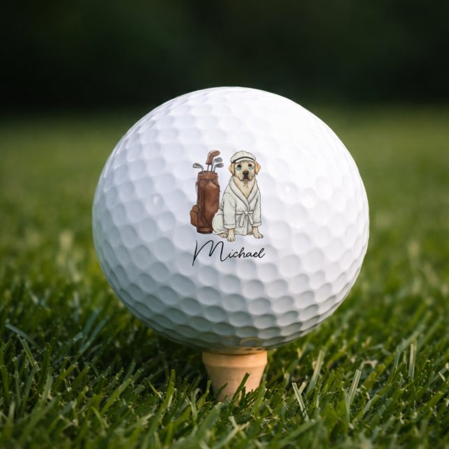 Pelotas De Golf Best Dog Dad Personalized Gift Club Golf Balls (Subido por el creador)