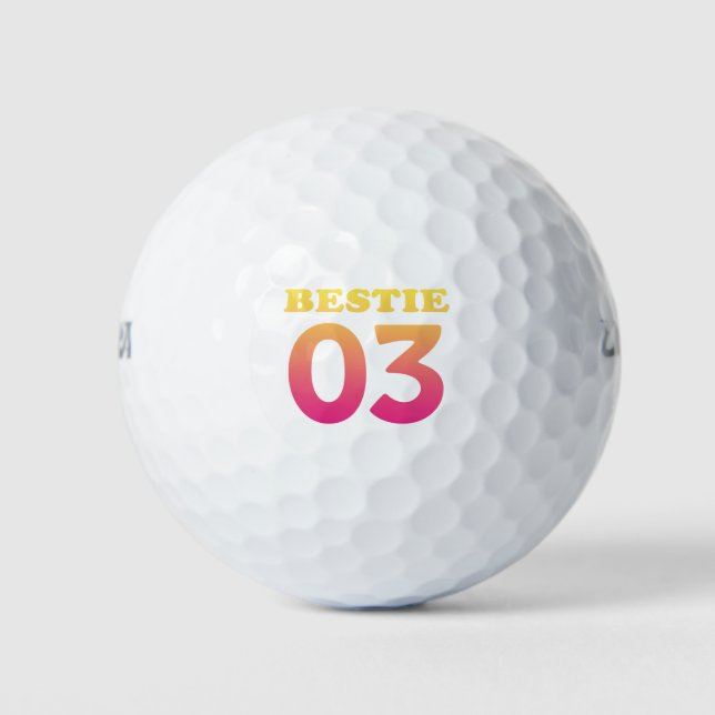 Pelotas De Golf Bestie 03 (Anverso)