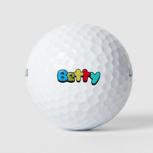 Pelotas De Golf Betty (Anverso)