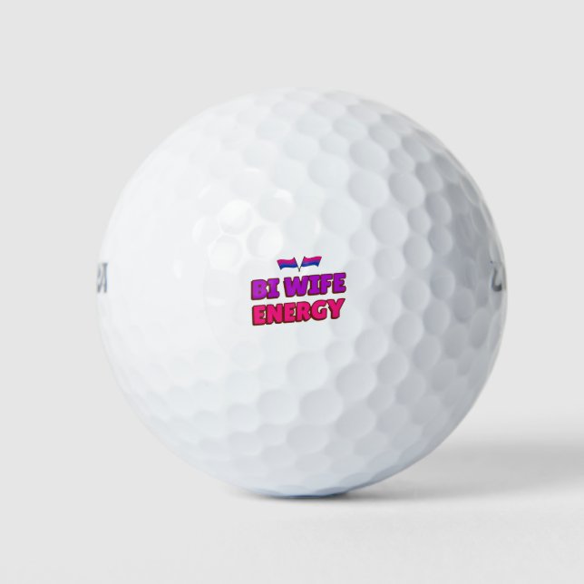 Pelotas De Golf Bi Wife Energy (Anverso)