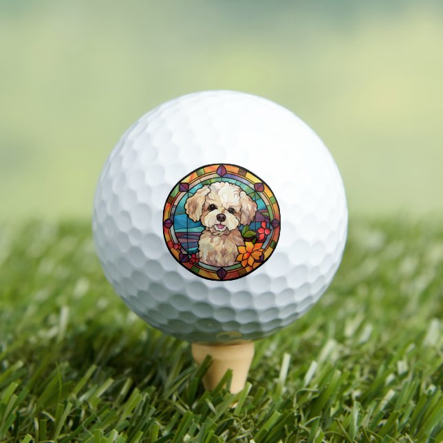Pelotas De Golf Bichon Frise (Camiseta in situ)