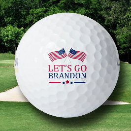 Pelotas De Golf Biden Vamos Brandon Bandera de las Estrellas de Es