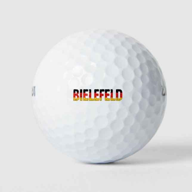 Pelotas De Golf Bielefeld Alemania (Anverso)