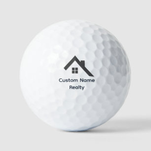 Pelotas De Golf Bienes Raíces Casa Hogares Agente Inmobiliario