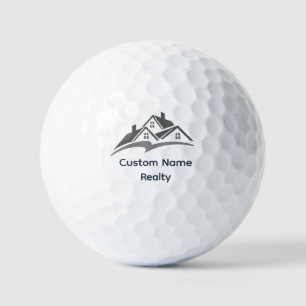 Pelotas De Golf Bienes Raíces Casa Hogares Agente Inmobiliario