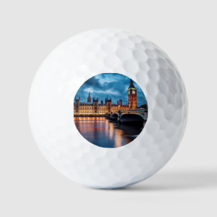 Pelotas De Golf Big Ben, Londres.