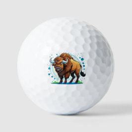 Pelotas De Golf big horned bison