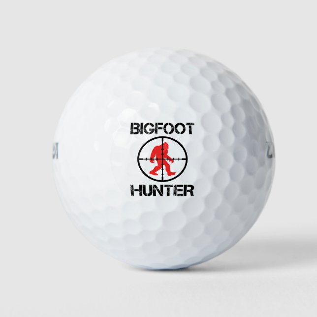 Pelotas De Golf Bigfoot Hunter Funny Bigfoot Lover (Anverso)