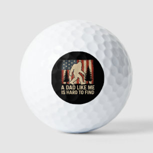 Pelotas De Golf Bigfoot Patriótico Un Papá Como Yo Es Difícil De E