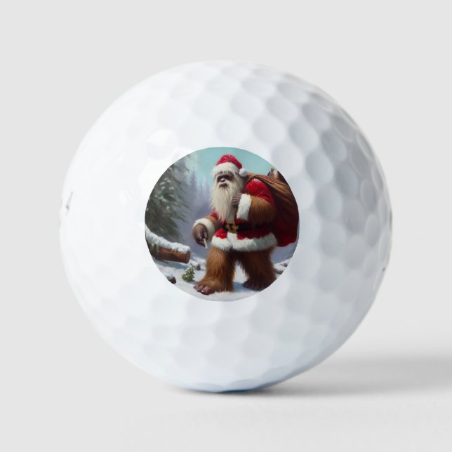 Pelotas De Golf Bigfoot Santa Claus (Anverso)