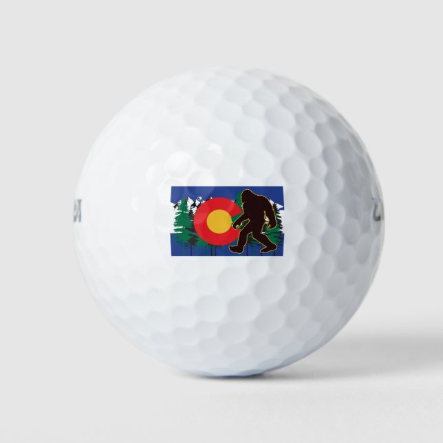 Pelotas De Golf Bigfoot Sasquatch (Anverso)