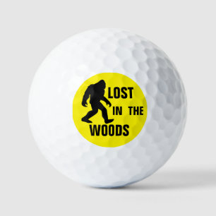 Pelotas De Golf BIGFOOT / Sasquatch : PERDIDO EN MADERA