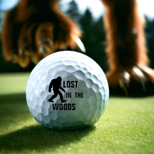 Pelotas De Golf BIGFOOT / Sasquatch : PERDIDO EN MADERA