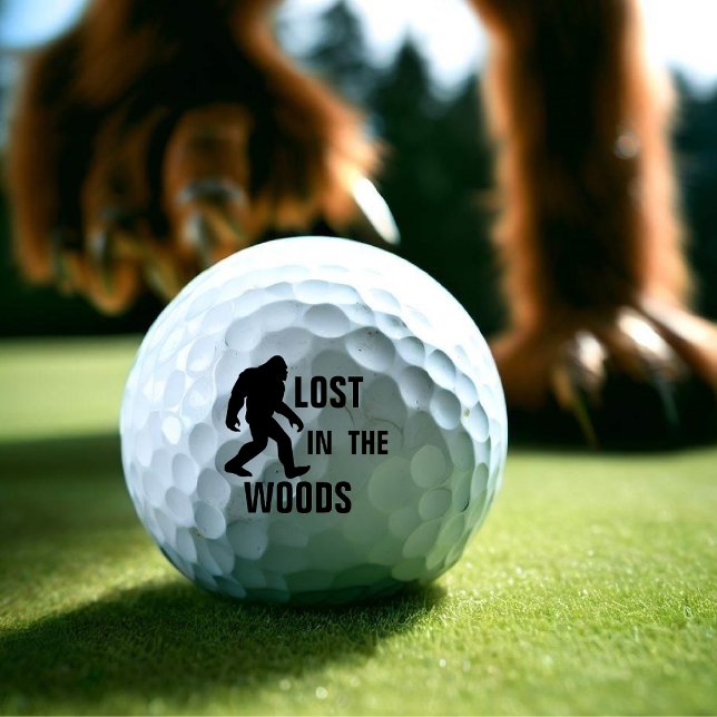 Pelotas De Golf BIGFOOT / Sasquatch : PERDIDO EN MADERA (Subido por el creador)