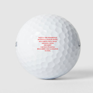 PELOTAS DE GOLF BILLIARDS