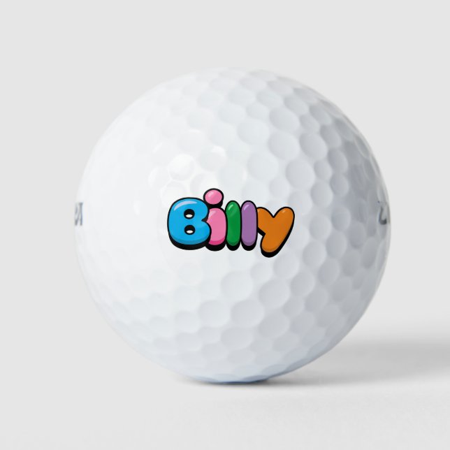 Pelotas De Golf Billy (Anverso)