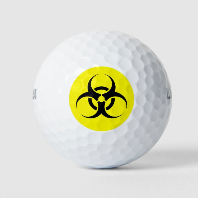 Pelotas De Golf Bioriesgo (Anverso)
