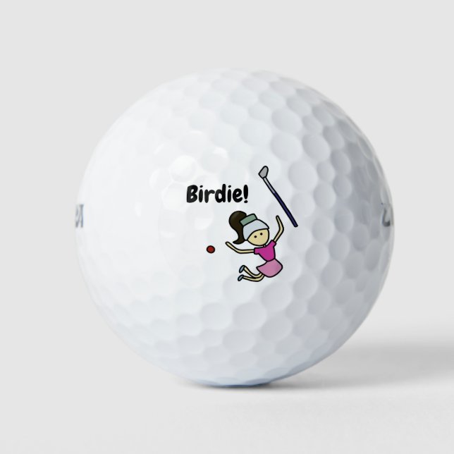 Pelotas De Golf ¡Birdie! (Anverso)