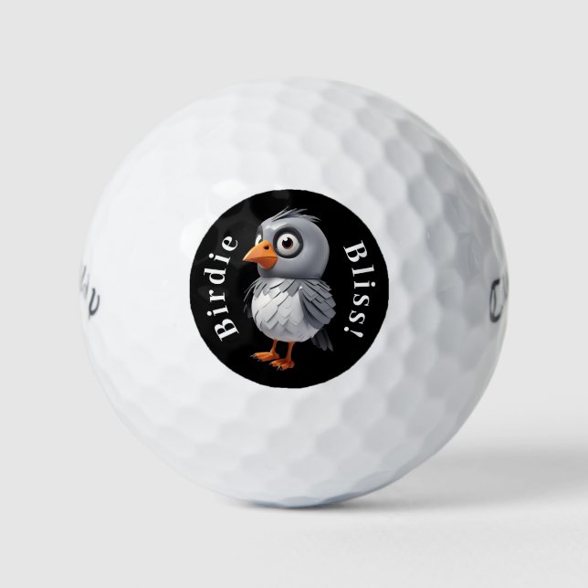 Pelotas De Golf Birdie Bliss Callaway Warbird Golf Balls (Anverso)