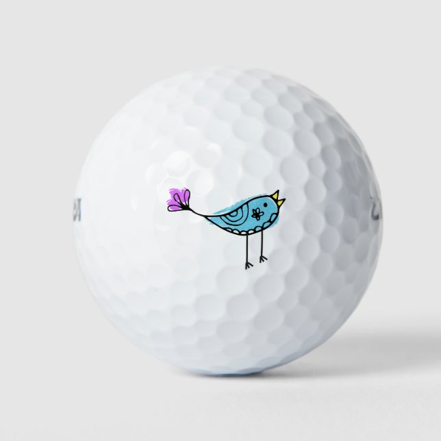 Pelotas De Golf Birdie Golfball (Anverso)