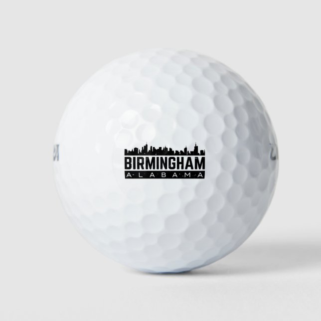 Pelotas De Golf Birmingham Alabama (Anverso)